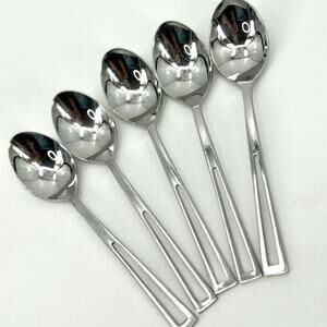 Supreme Cutlery Aperto Stainless Steel Teaspoons Set Of 5 Japan 6 inch